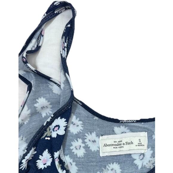 Abercrombie & Fitch blue & white Floral Dress, Floor Length, Light Weight - Picture 8 of 8